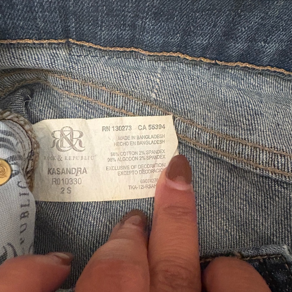 Rock & Republic Dark Blue Denim Jeans